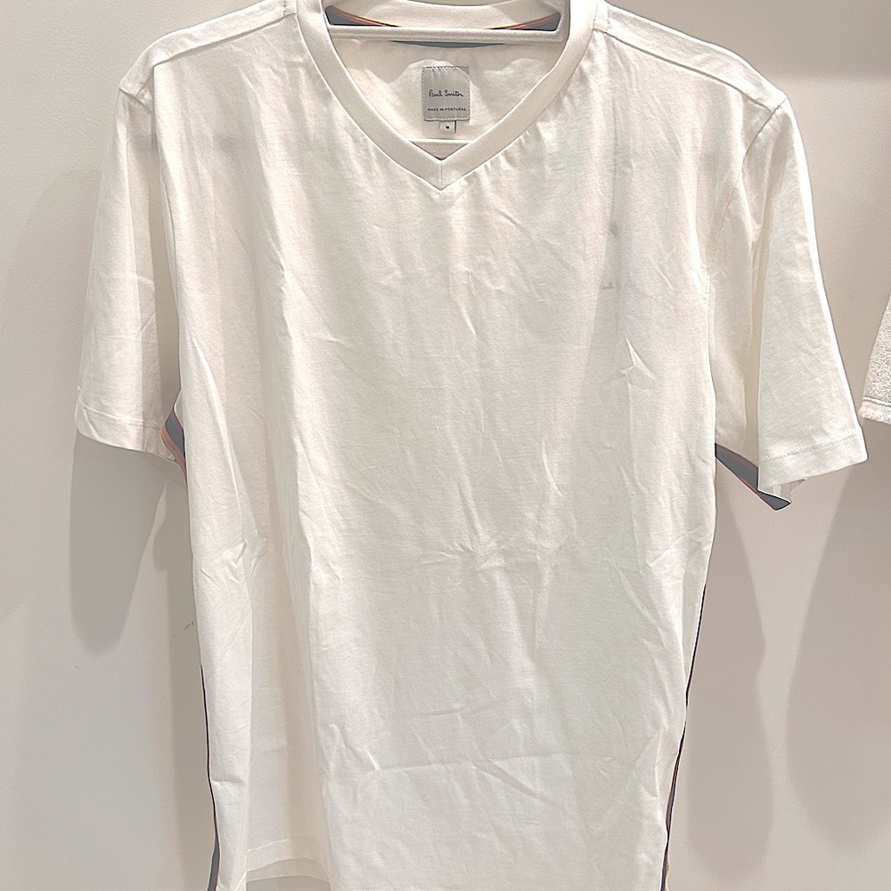 Paul Smith White v neck t shirt